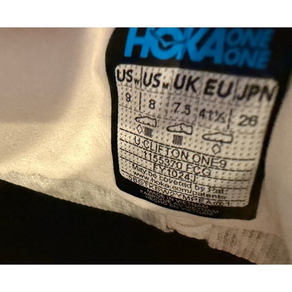 NIB Hoka® Clifton One9 Trainers - W9/M8 - Picture 9 of 10